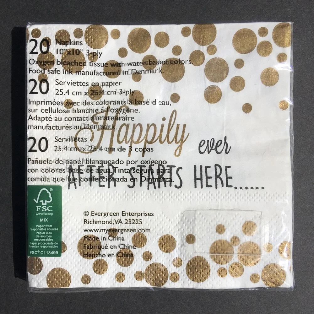 2 Packages Cypress Home Beverage Paper Napkins Wedding Cocktail Celebration New